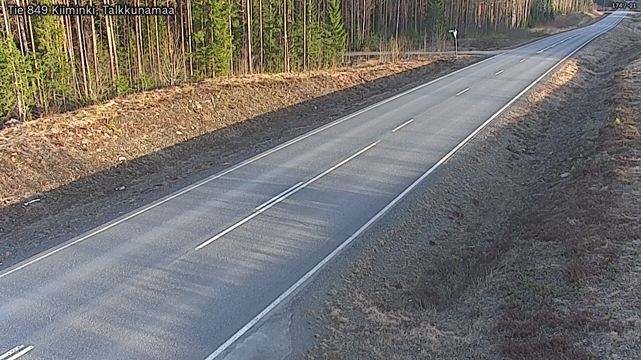 Kelikamerat Kuva Tie 849 Kiiminki, Talkkunamaa, Oulu, Pohjois-Pohjanmaa