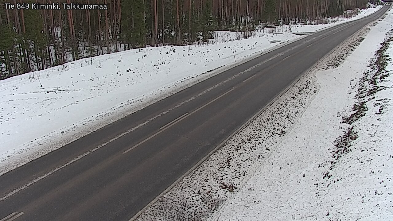 Kelikamerat Kuva Tie 849 Kiiminki, Talkkunamaa, Oulu, Pohjois-Pohjanmaa