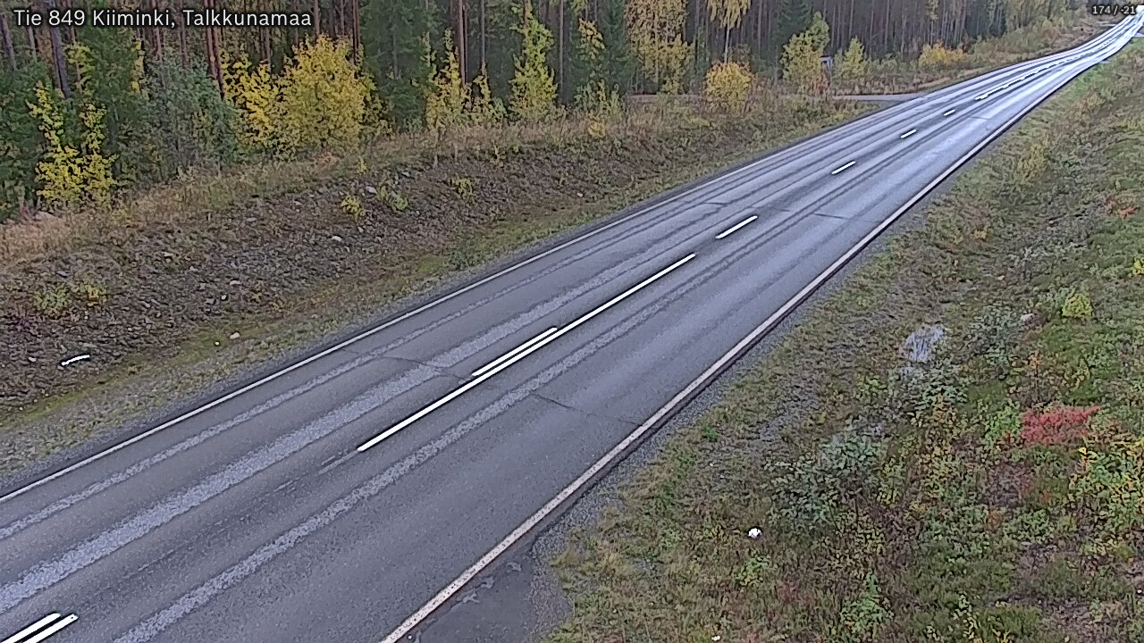 Kelikamerat Kuva Tie 849 Kiiminki, Talkkunamaa, Oulu, Pohjois-Pohjanmaa