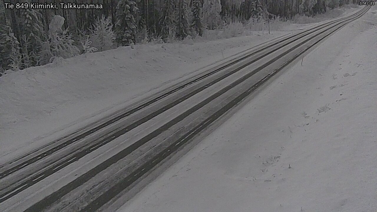 Kelikamerat Kuva Tie 849 Kiiminki, Talkkunamaa, Oulu, Pohjois-Pohjanmaa