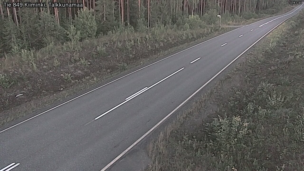 Kelikamerat Kuva Tie 849 Kiiminki, Talkkunamaa, Oulu, Pohjois-Pohjanmaa