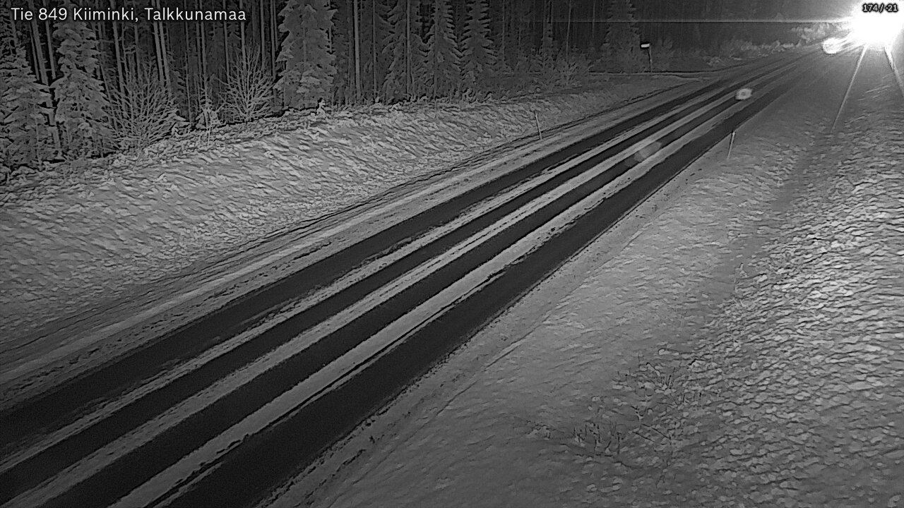 Kelikamerat Kuva Tie 849 Kiiminki, Talkkunamaa, Oulu, Pohjois-Pohjanmaa