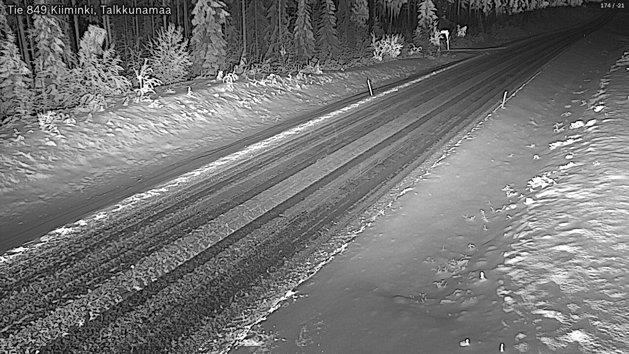 Kelikamerat Kuva Tie 849 Kiiminki, Talkkunamaa, Oulu, Pohjois-Pohjanmaa