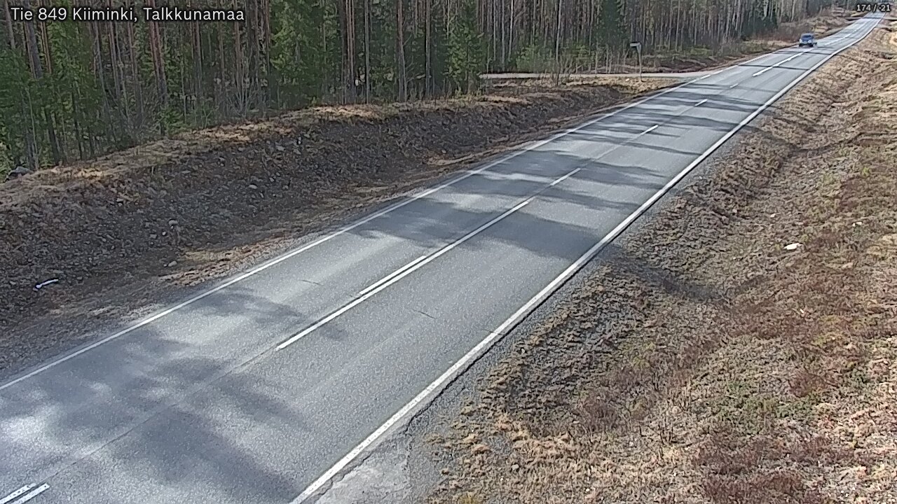Kelikamerat Kuva Tie 849 Kiiminki, Talkkunamaa, Oulu, Pohjois-Pohjanmaa