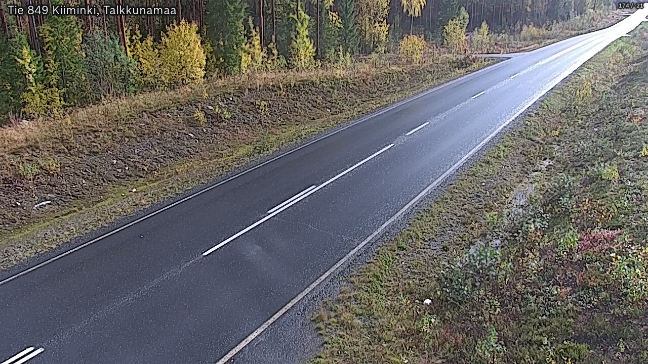 Kelikamerat Kuva Tie 849 Kiiminki, Talkkunamaa, Oulu, Pohjois-Pohjanmaa