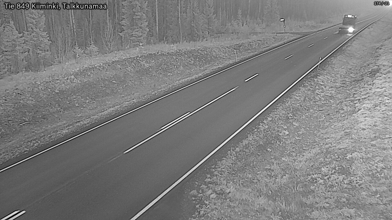 Kelikamerat Kuva Tie 849 Kiiminki, Talkkunamaa, Oulu, Pohjois-Pohjanmaa