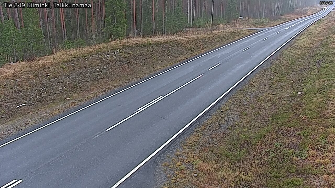 Kelikamerat Kuva Tie 849 Kiiminki, Talkkunamaa, Oulu, Pohjois-Pohjanmaa