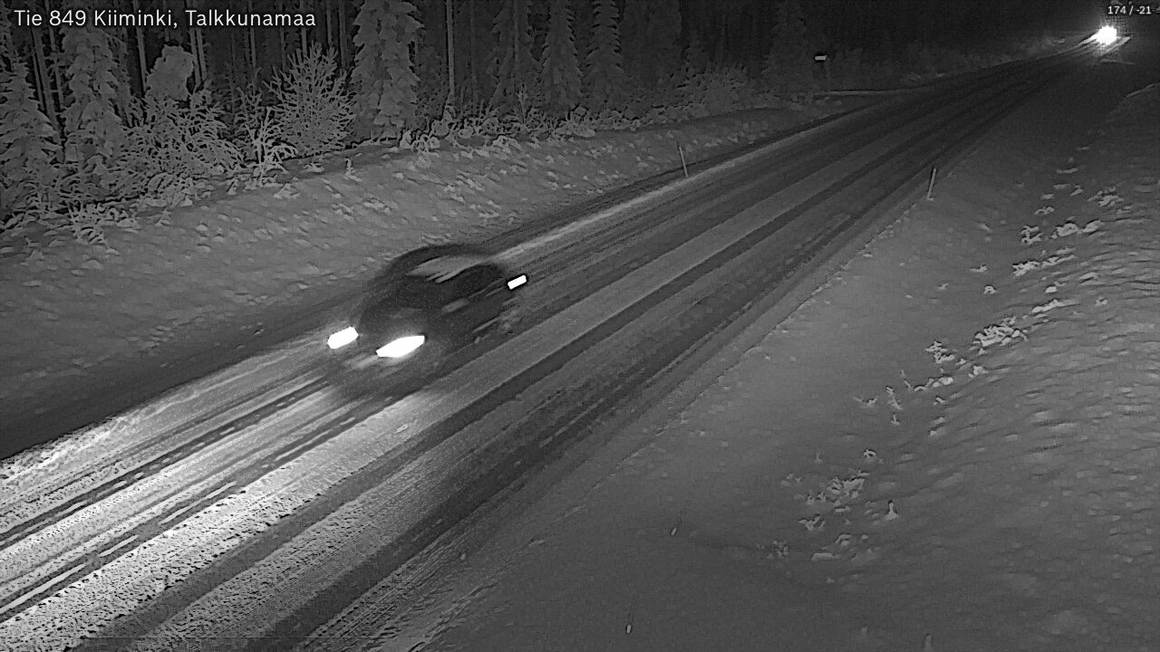 Kelikamerat Kuva Tie 849 Kiiminki, Talkkunamaa, Oulu, Pohjois-Pohjanmaa