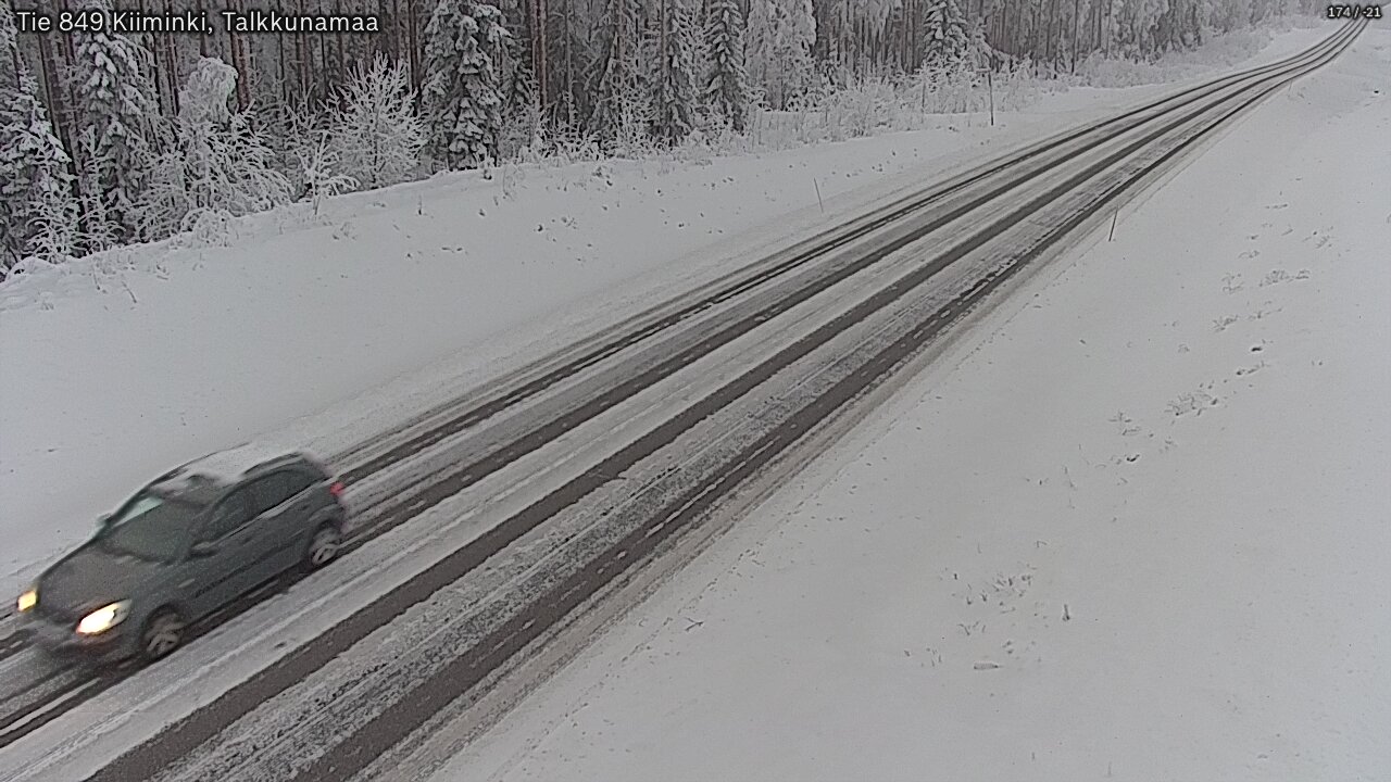 Kelikamerat Kuva Tie 849 Kiiminki, Talkkunamaa, Oulu, Pohjois-Pohjanmaa