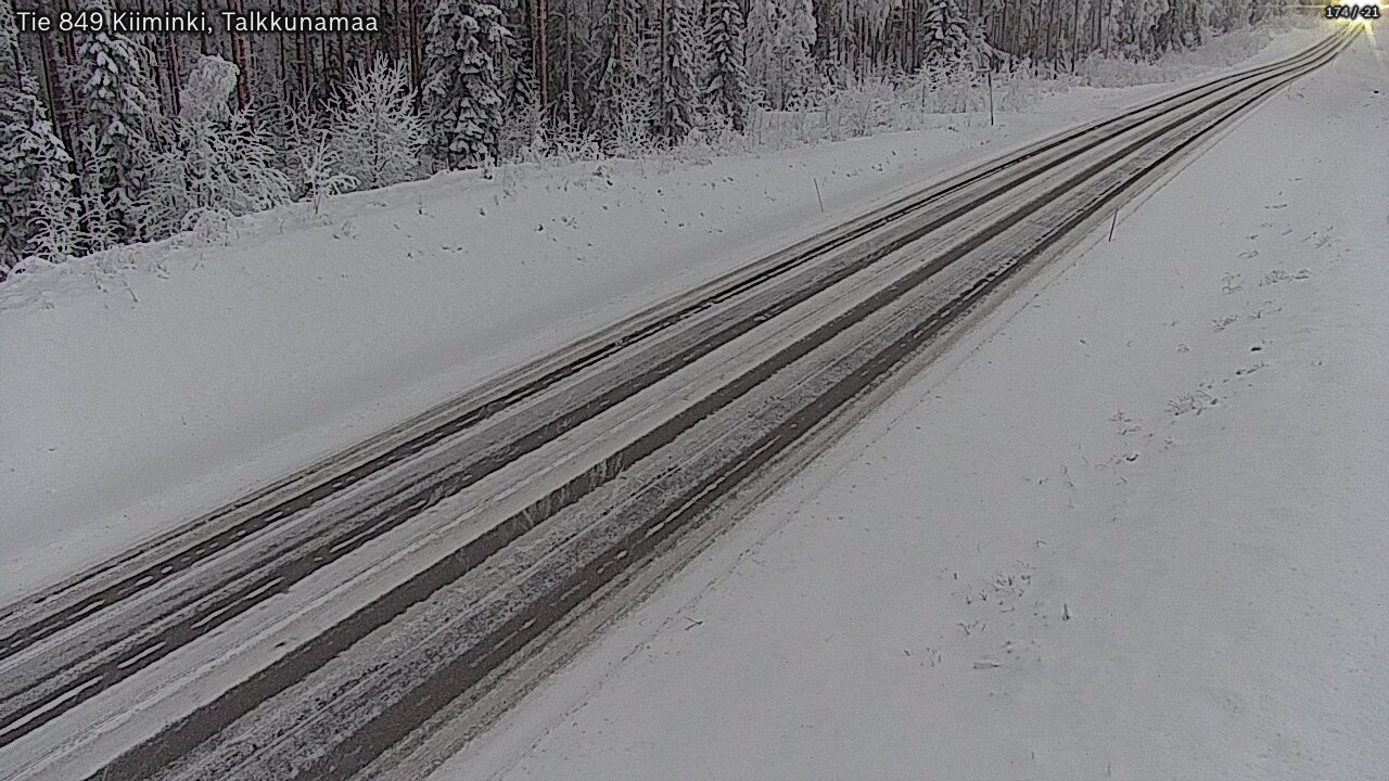 Kelikamerat Kuva Tie 849 Kiiminki, Talkkunamaa, Oulu, Pohjois-Pohjanmaa