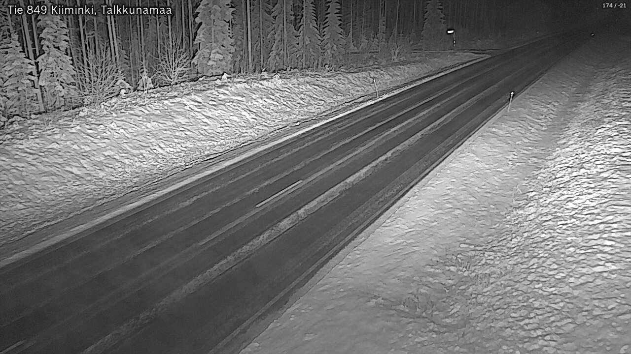 Kelikamerat Kuva Tie 849 Kiiminki, Talkkunamaa, Oulu, Pohjois-Pohjanmaa