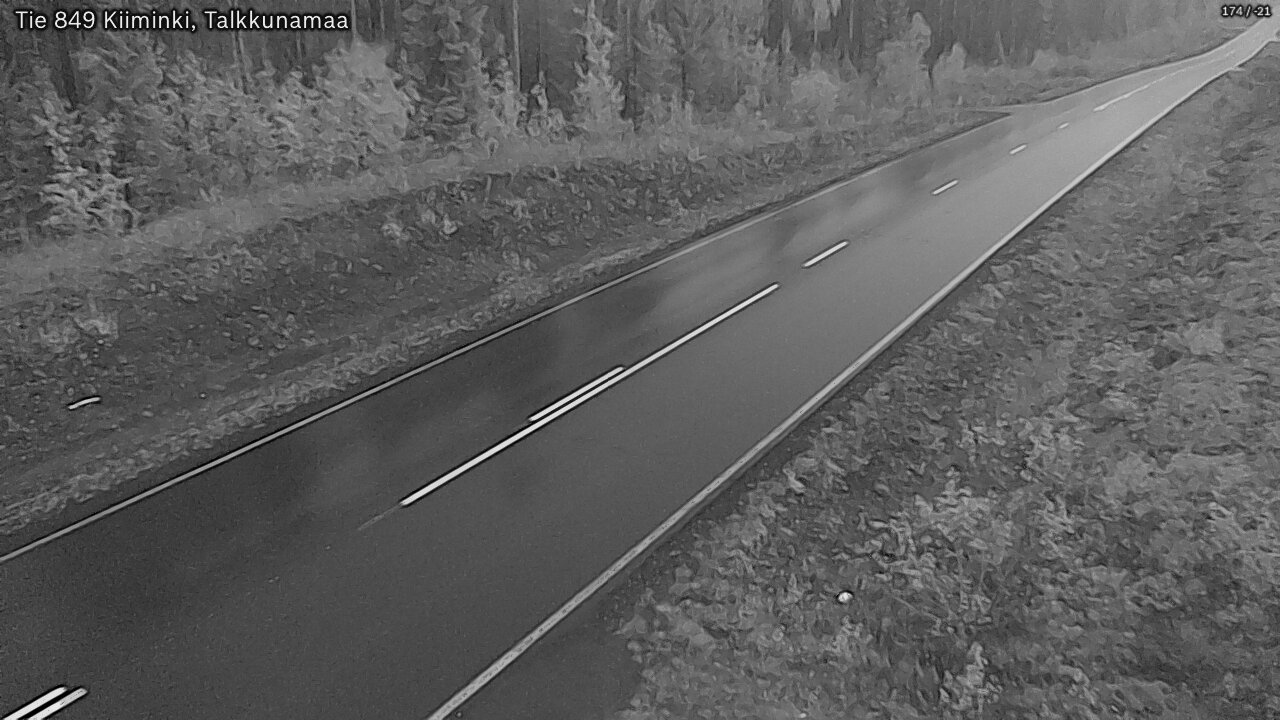 Kelikamerat Kuva Tie 849 Kiiminki, Talkkunamaa, Oulu, Pohjois-Pohjanmaa