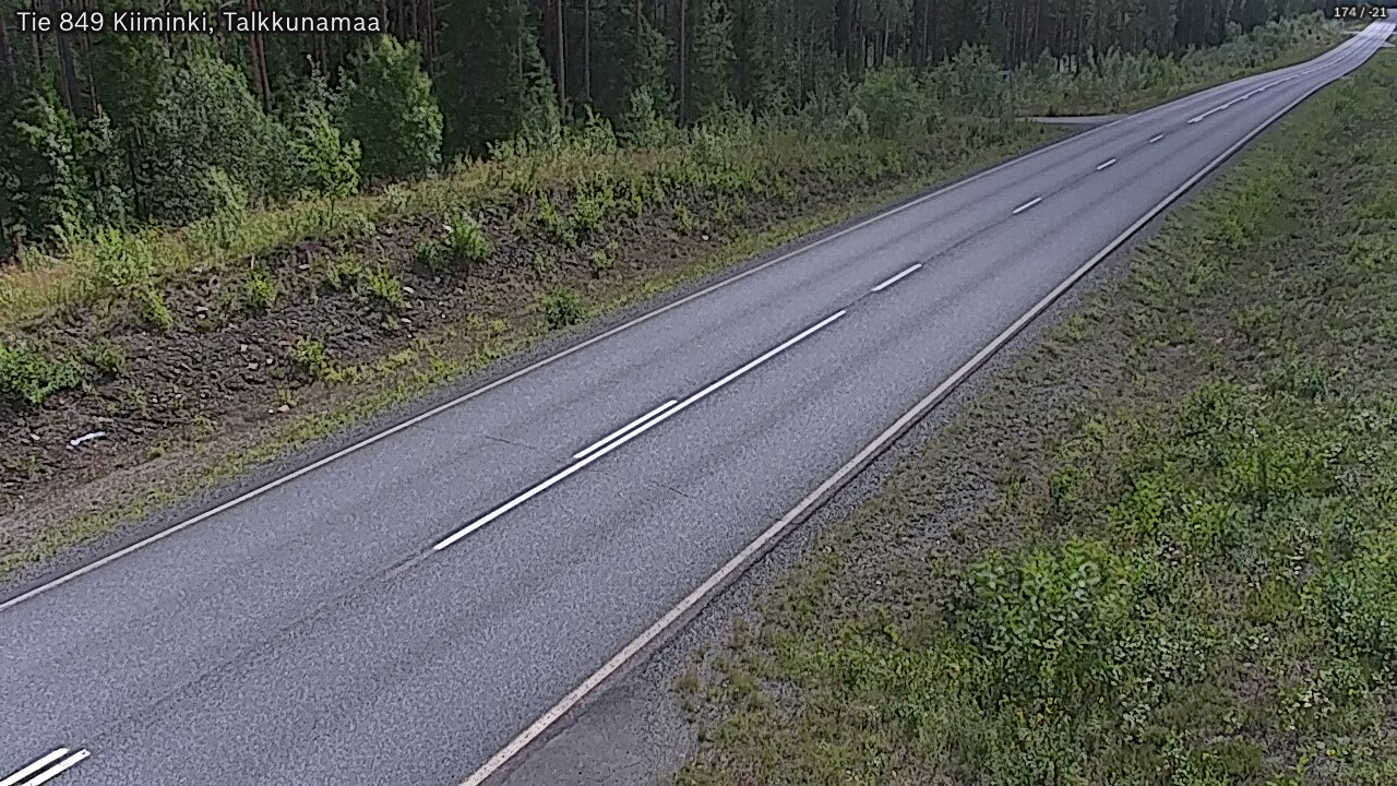 Kelikamerat Kuva Tie 849 Kiiminki, Talkkunamaa, Oulu, Pohjois-Pohjanmaa