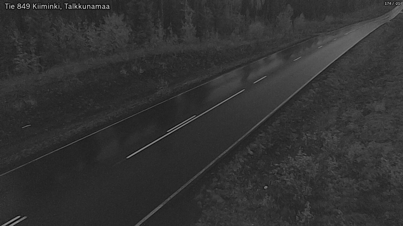 Kelikamerat Kuva Tie 849 Kiiminki, Talkkunamaa, Oulu, Pohjois-Pohjanmaa