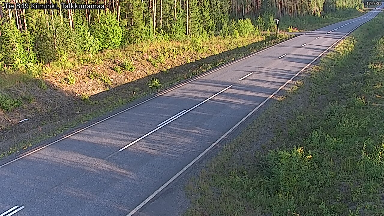 Kelikamerat Kuva Tie 849 Kiiminki, Talkkunamaa, Oulu, Pohjois-Pohjanmaa
