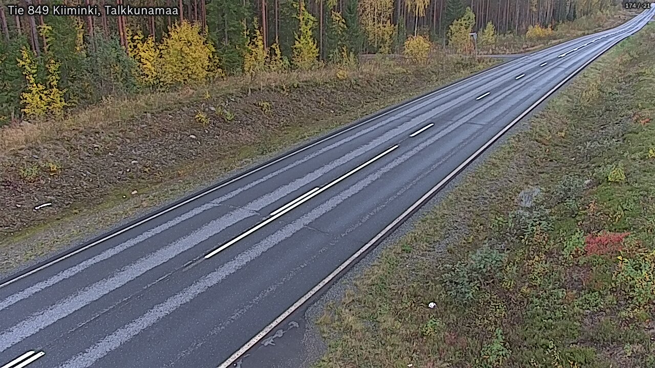 Kelikamerat Kuva Tie 849 Kiiminki, Talkkunamaa, Oulu, Pohjois-Pohjanmaa