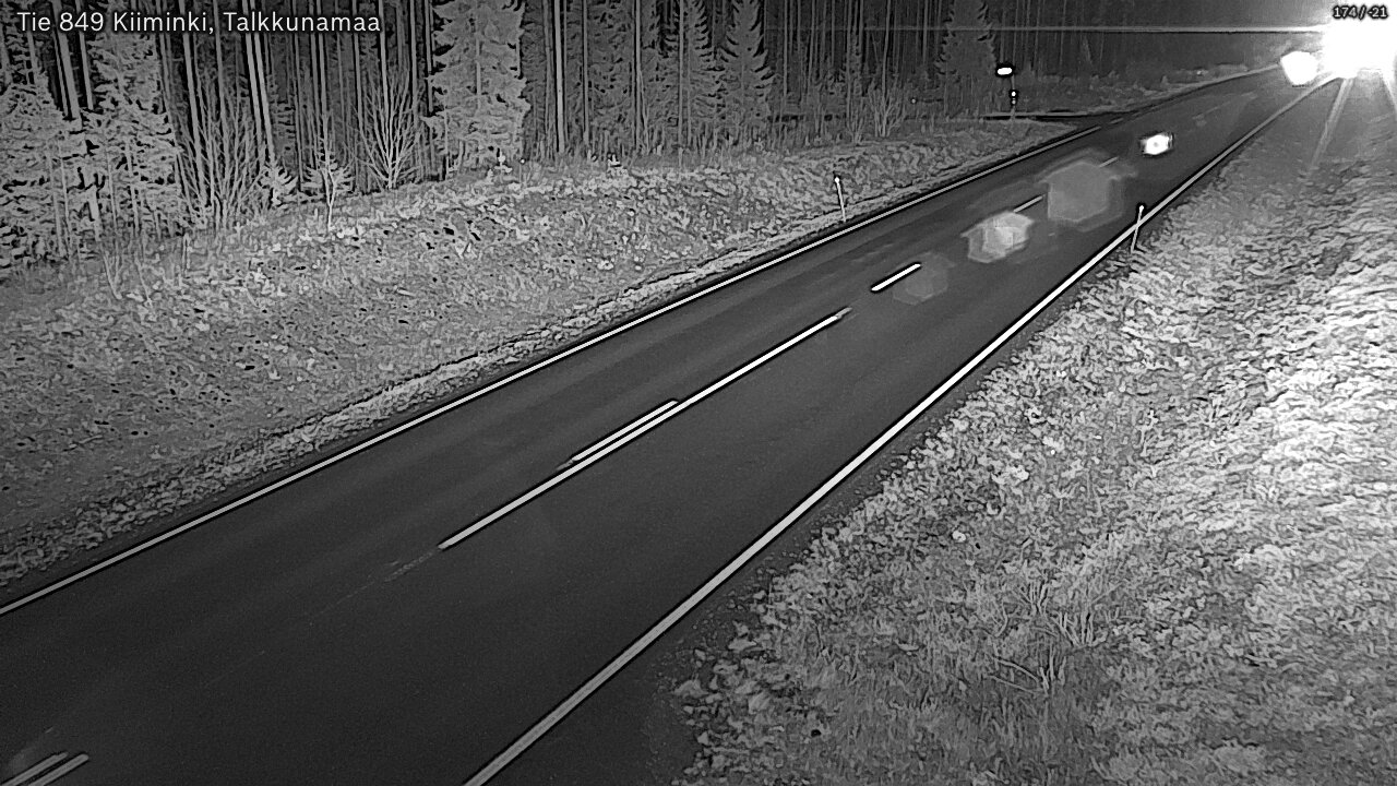 Kelikamerat Kuva Tie 849 Kiiminki, Talkkunamaa, Oulu, Pohjois-Pohjanmaa