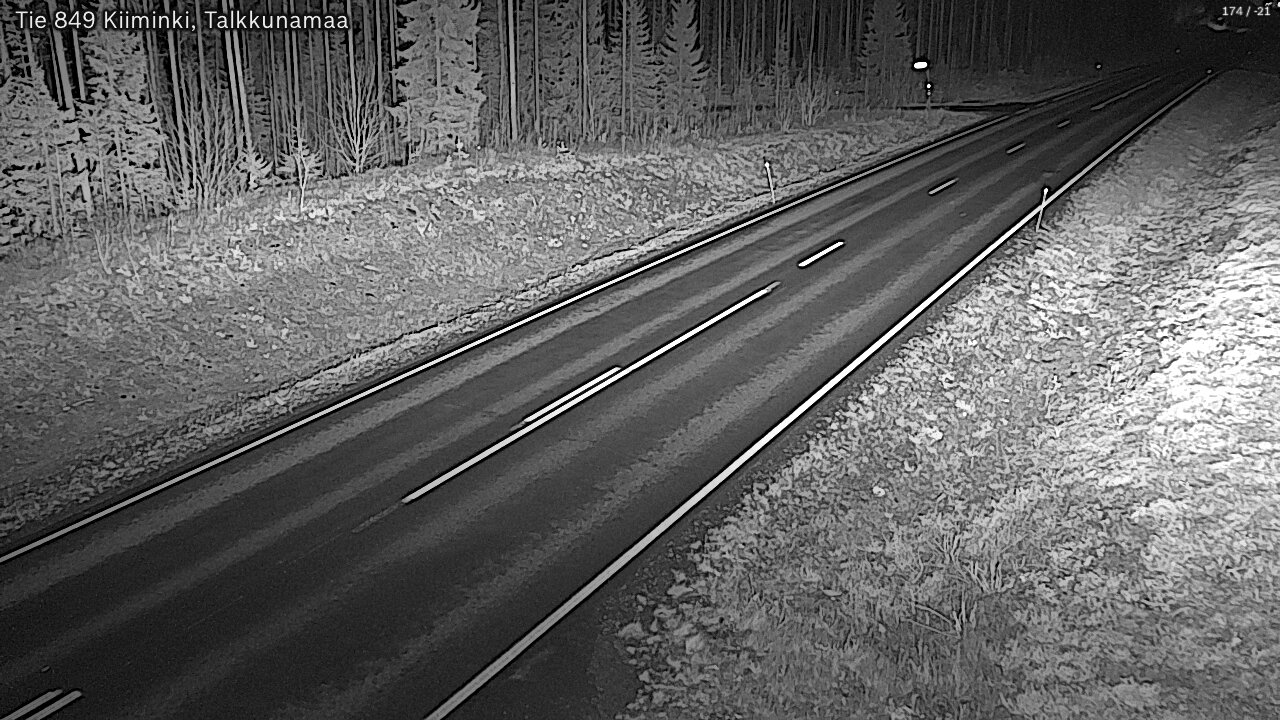 Kelikamerat Kuva Tie 849 Kiiminki, Talkkunamaa, Oulu, Pohjois-Pohjanmaa