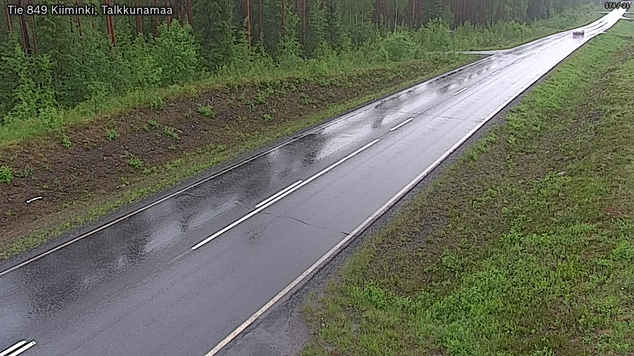 Kelikamerat Kuva Tie 849 Kiiminki, Talkkunamaa, Oulu, Pohjois-Pohjanmaa