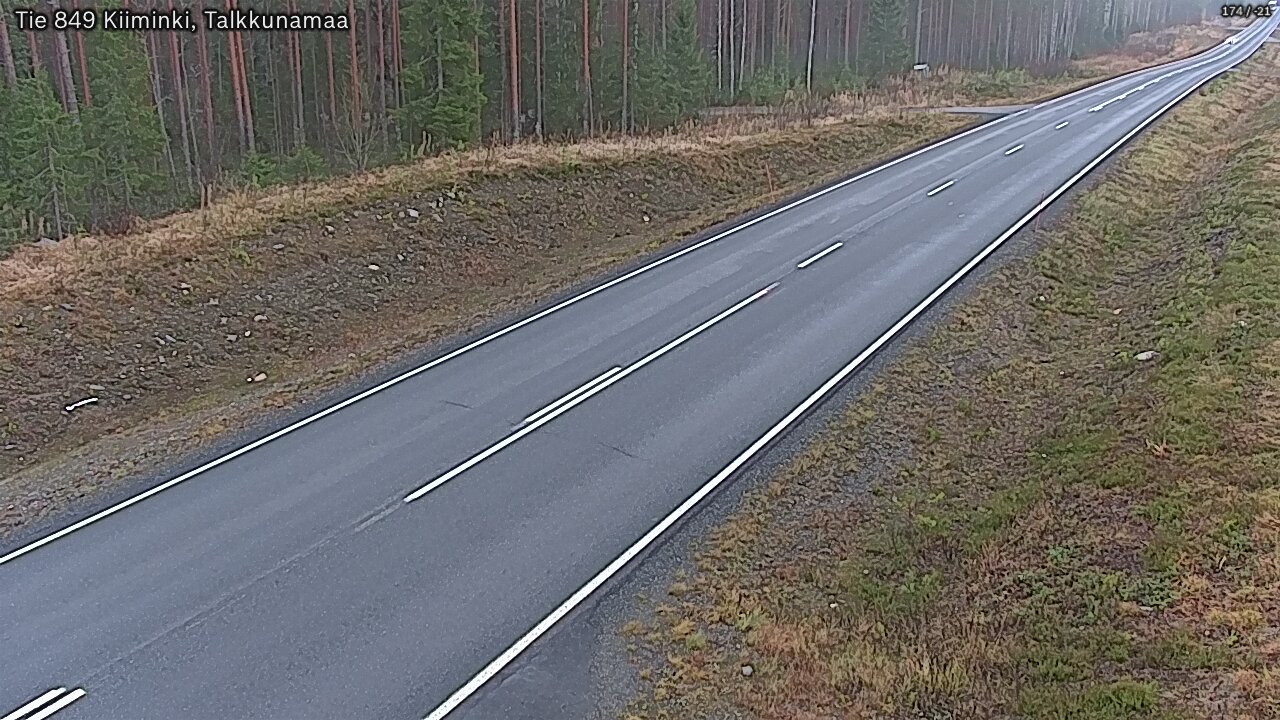 Kelikamerat Kuva Tie 849 Kiiminki, Talkkunamaa, Oulu, Pohjois-Pohjanmaa