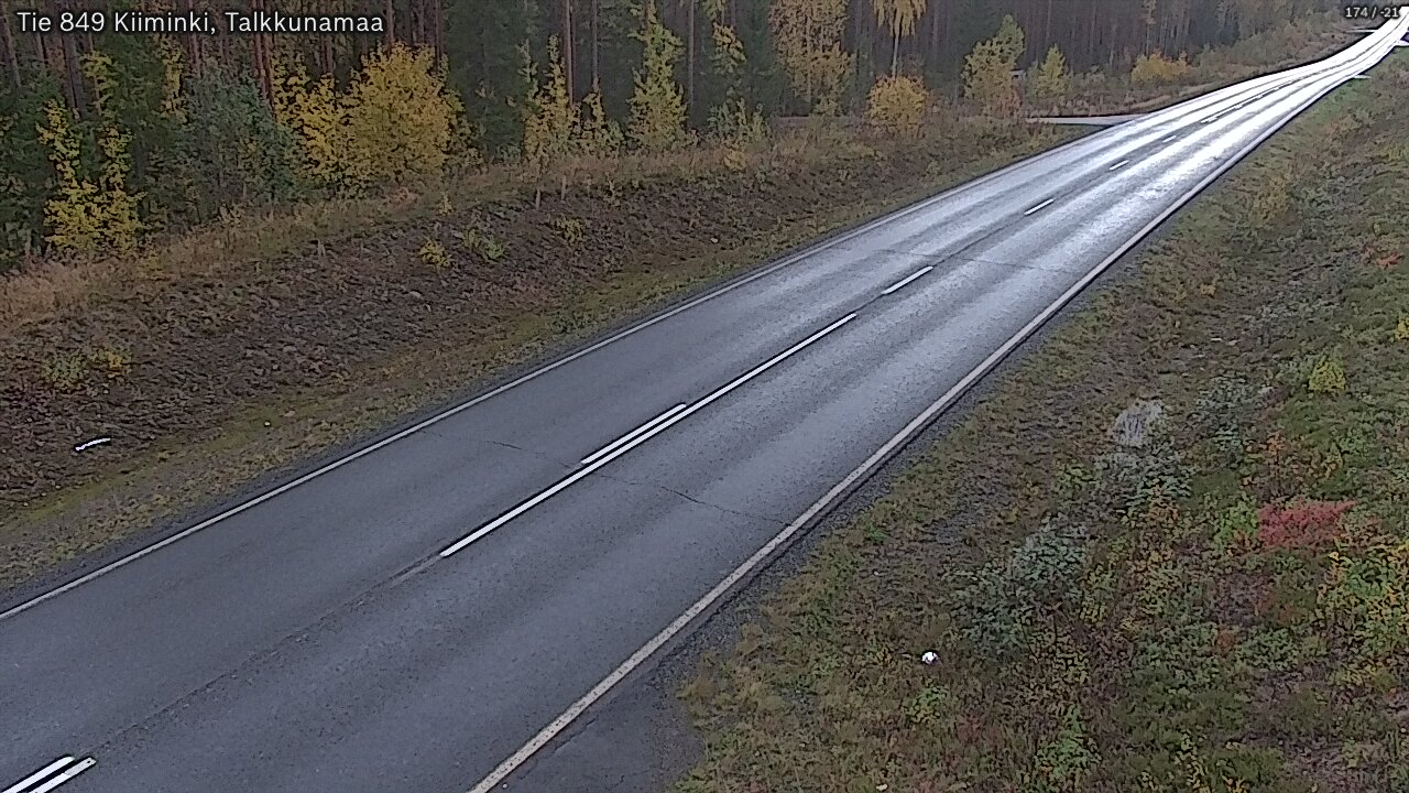 Kelikamerat Kuva Tie 849 Kiiminki, Talkkunamaa, Oulu, Pohjois-Pohjanmaa