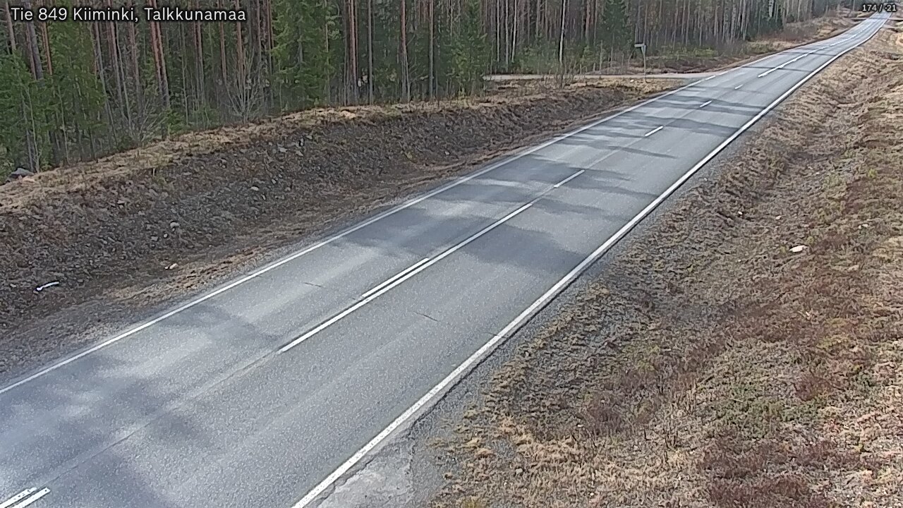 Kelikamerat Kuva Tie 849 Kiiminki, Talkkunamaa, Oulu, Pohjois-Pohjanmaa