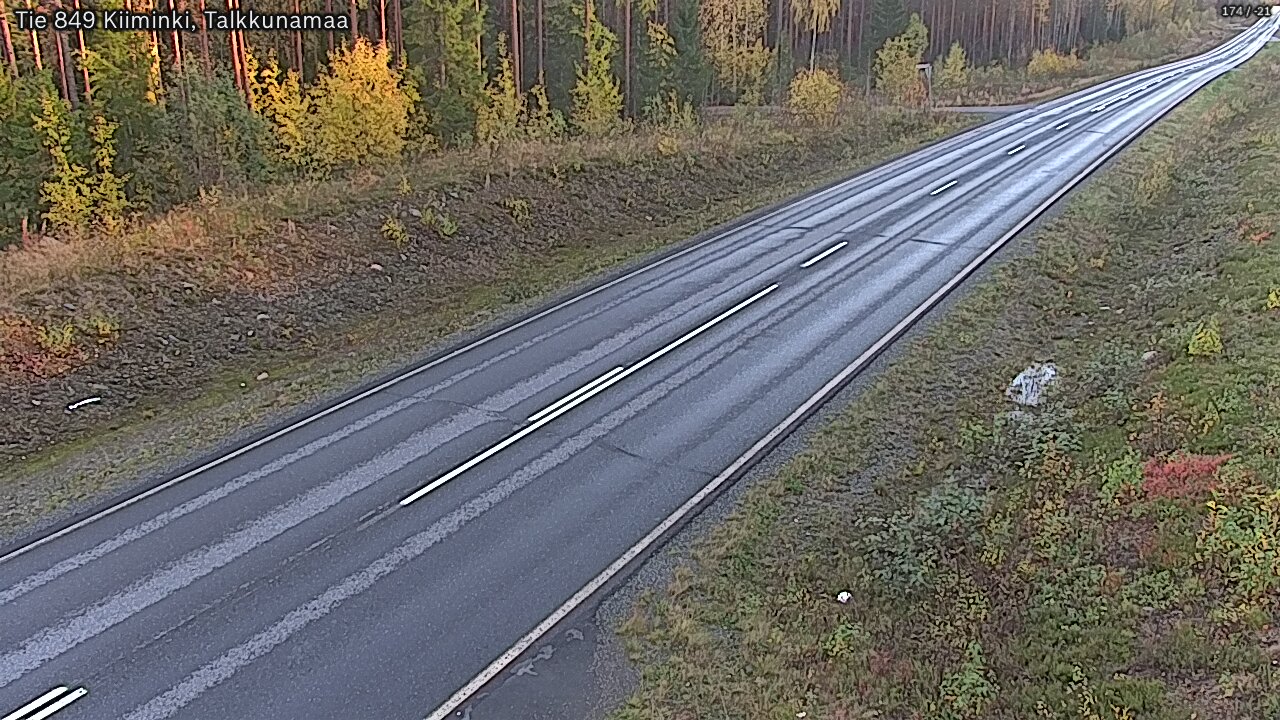 Kelikamerat Kuva Tie 849 Kiiminki, Talkkunamaa, Oulu, Pohjois-Pohjanmaa