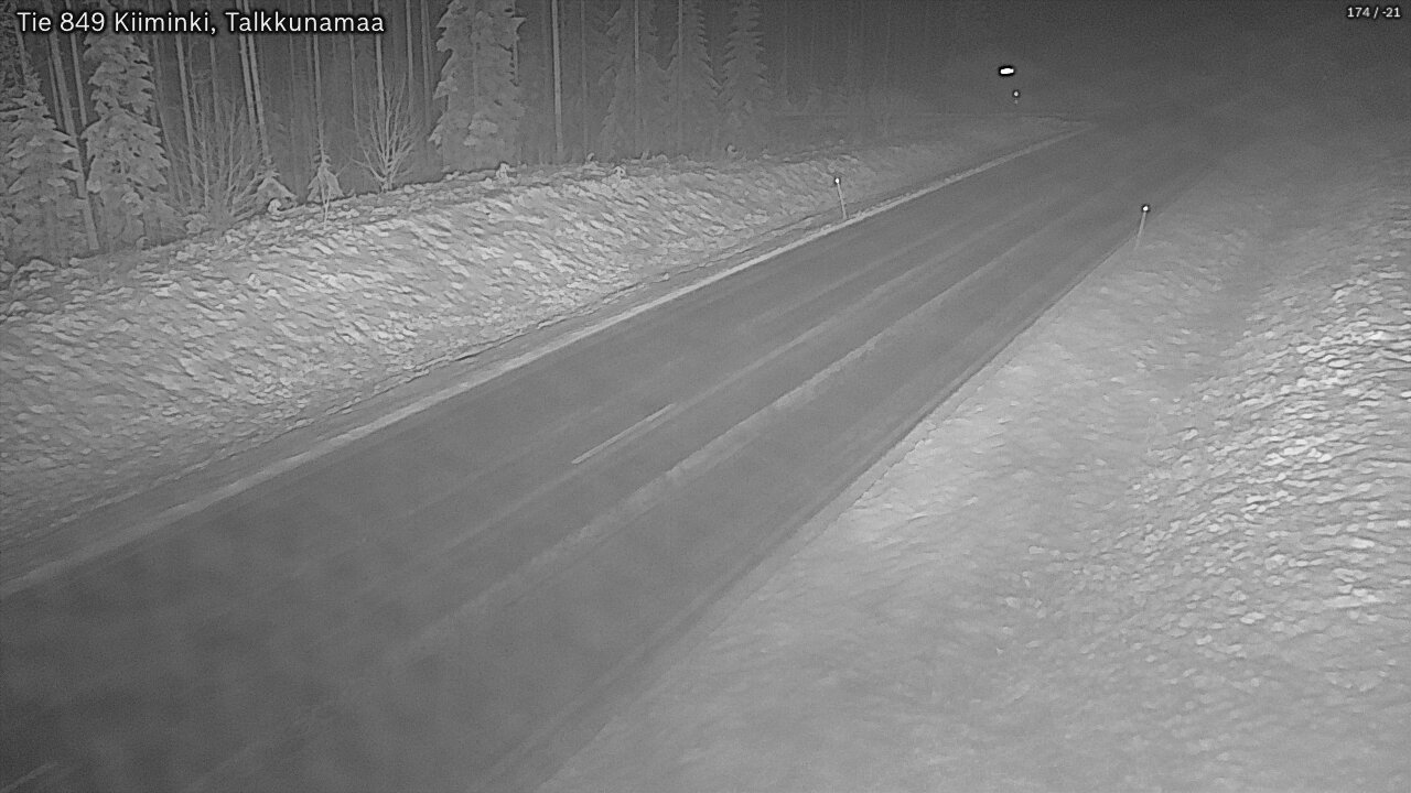 Kelikamerat Kuva Tie 849 Kiiminki, Talkkunamaa, Oulu, Pohjois-Pohjanmaa