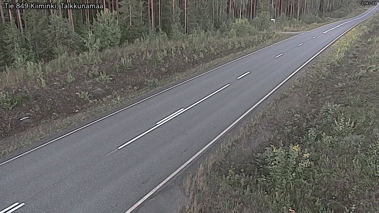 Kelikamerat Kuva Tie 849 Kiiminki, Talkkunamaa, Oulu, Pohjois-Pohjanmaa