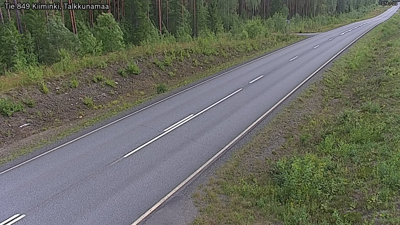 Kelikamerat Kuva Tie 849 Kiiminki, Talkkunamaa, Oulu, Pohjois-Pohjanmaa