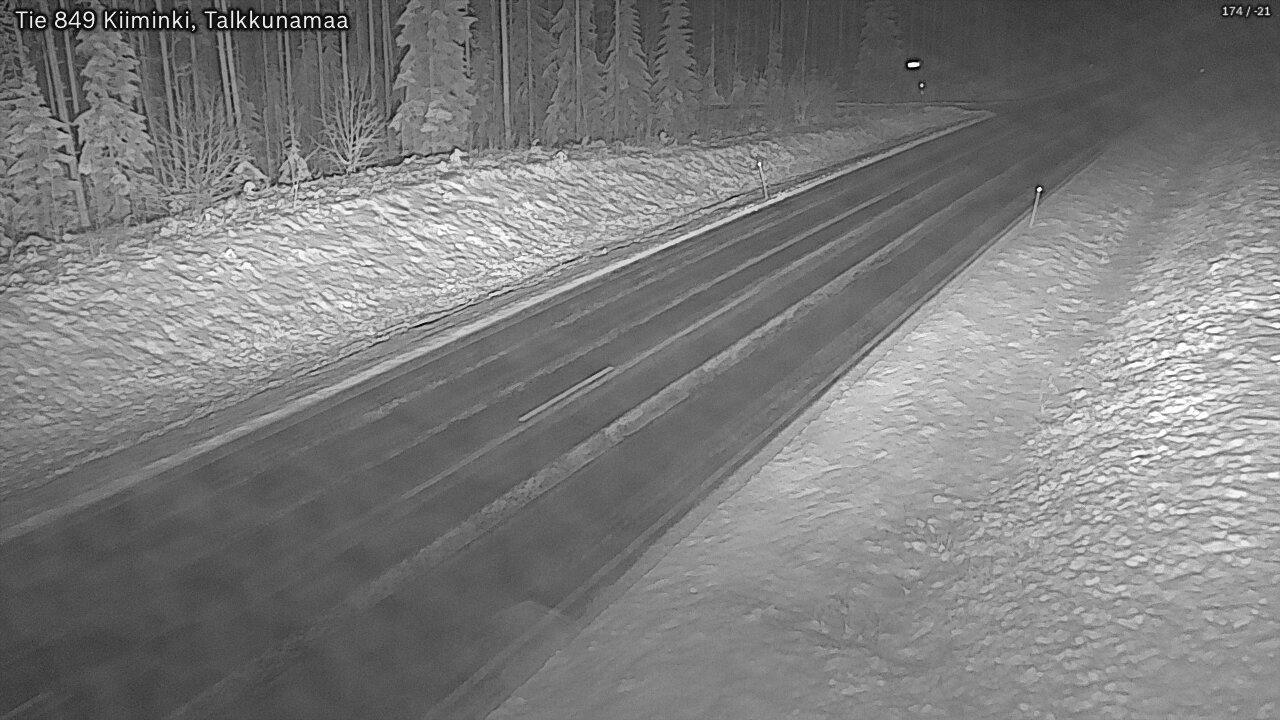 Kelikamerat Kuva Tie 849 Kiiminki, Talkkunamaa, Oulu, Pohjois-Pohjanmaa