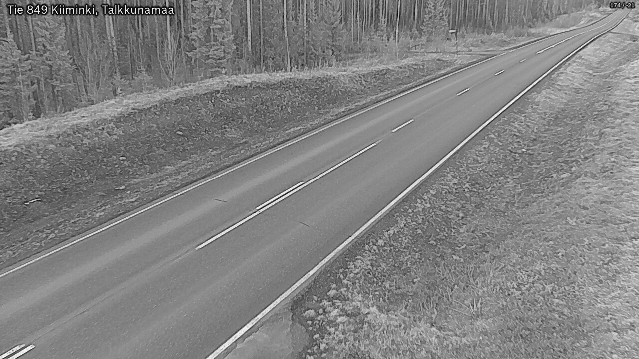 Kelikamerat Kuva Tie 849 Kiiminki, Talkkunamaa, Oulu, Pohjois-Pohjanmaa