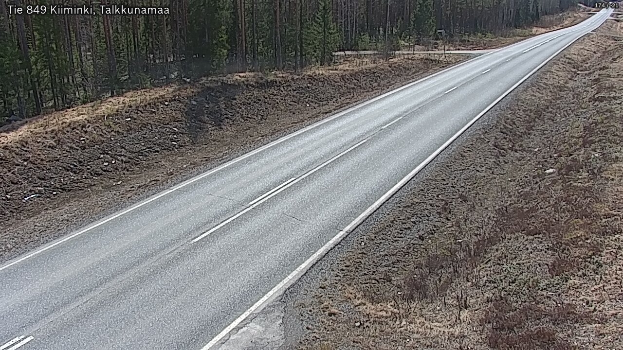 Kelikamerat Kuva Tie 849 Kiiminki, Talkkunamaa, Oulu, Pohjois-Pohjanmaa