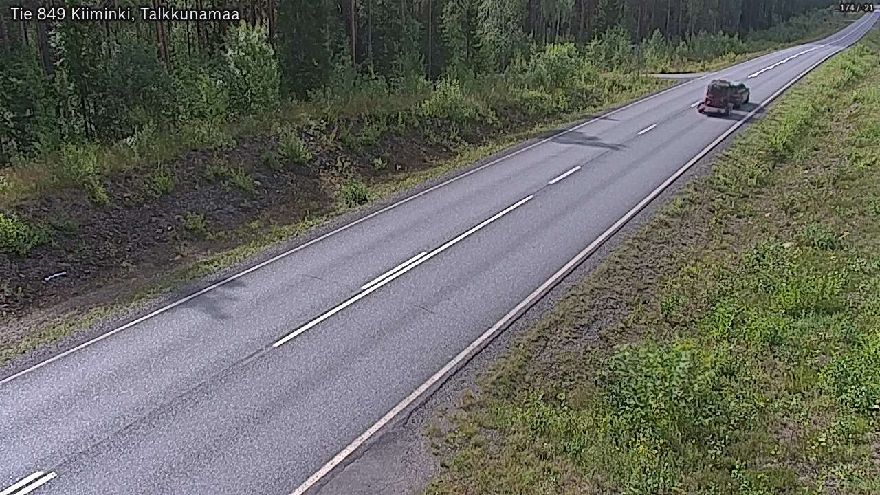 Weather Camera Image Road 849 Kiiminki, Talkkunamaa, Oulu, Pohjois-Pohjanmaa
