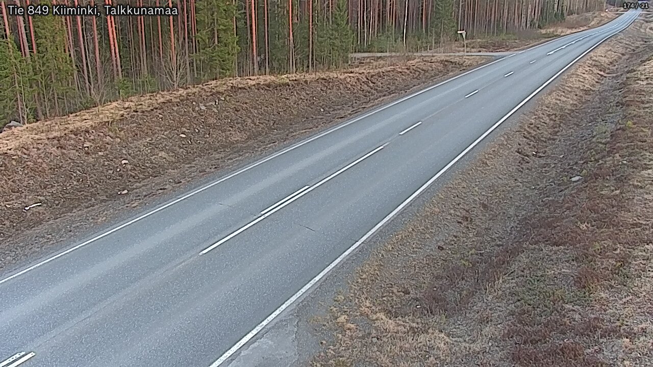 Kelikamerat Kuva Tie 849 Kiiminki, Talkkunamaa, Oulu, Pohjois-Pohjanmaa