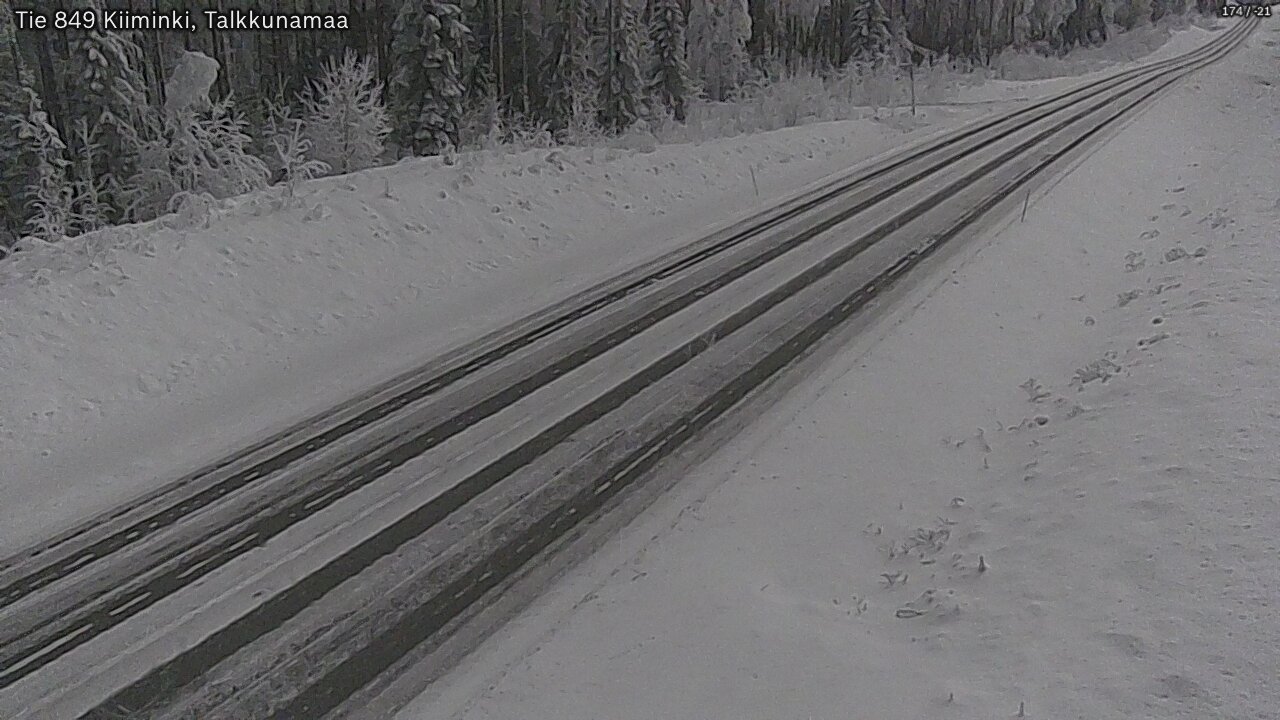 Kelikamerat Kuva Tie 849 Kiiminki, Talkkunamaa, Oulu, Pohjois-Pohjanmaa