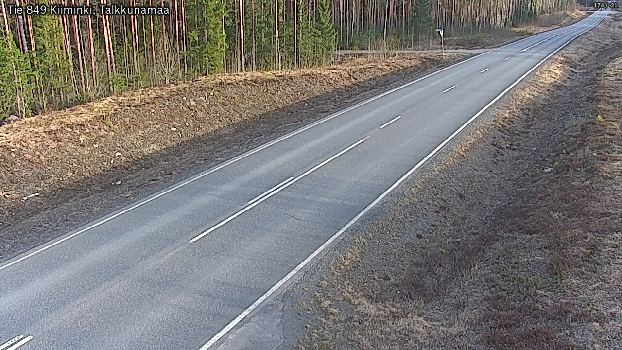 Kelikamerat Kuva Tie 849 Kiiminki, Talkkunamaa, Oulu, Pohjois-Pohjanmaa