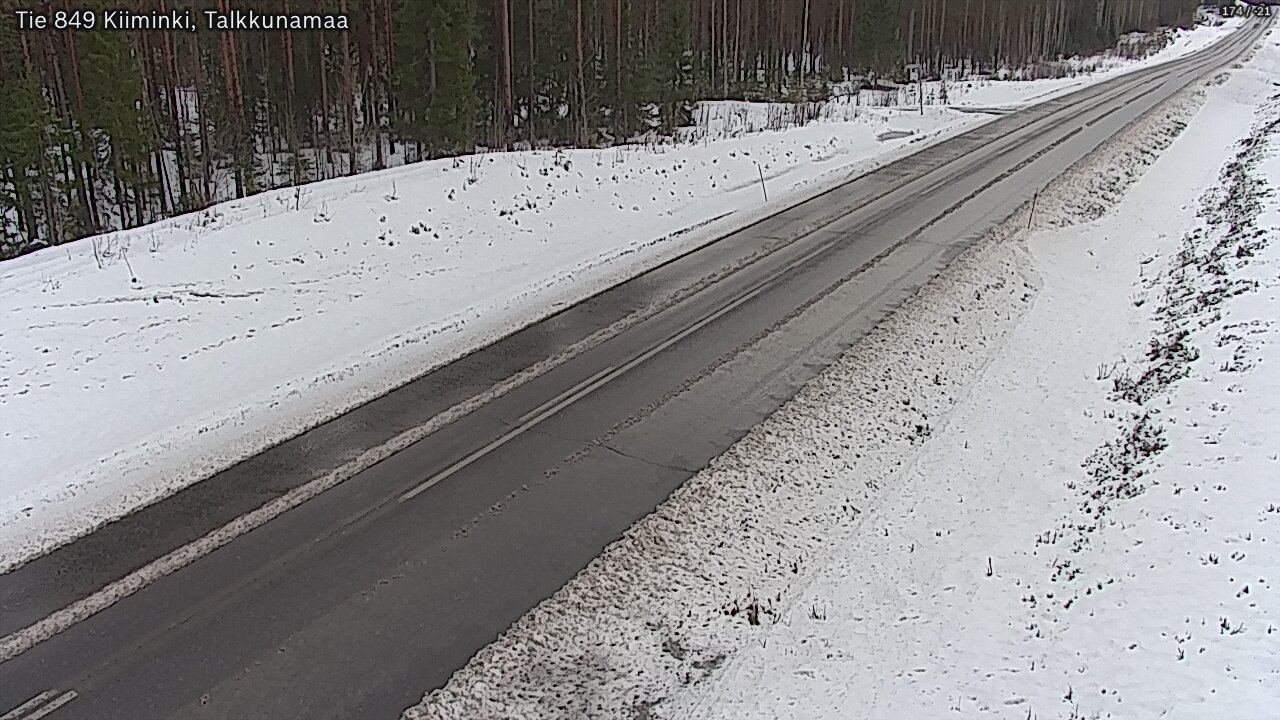 Kelikamerat Kuva Tie 849 Kiiminki, Talkkunamaa, Oulu, Pohjois-Pohjanmaa