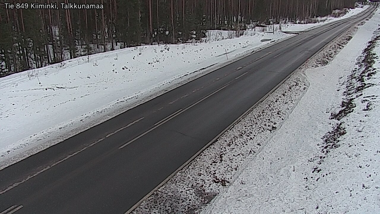 Kelikamerat Kuva Tie 849 Kiiminki, Talkkunamaa, Oulu, Pohjois-Pohjanmaa