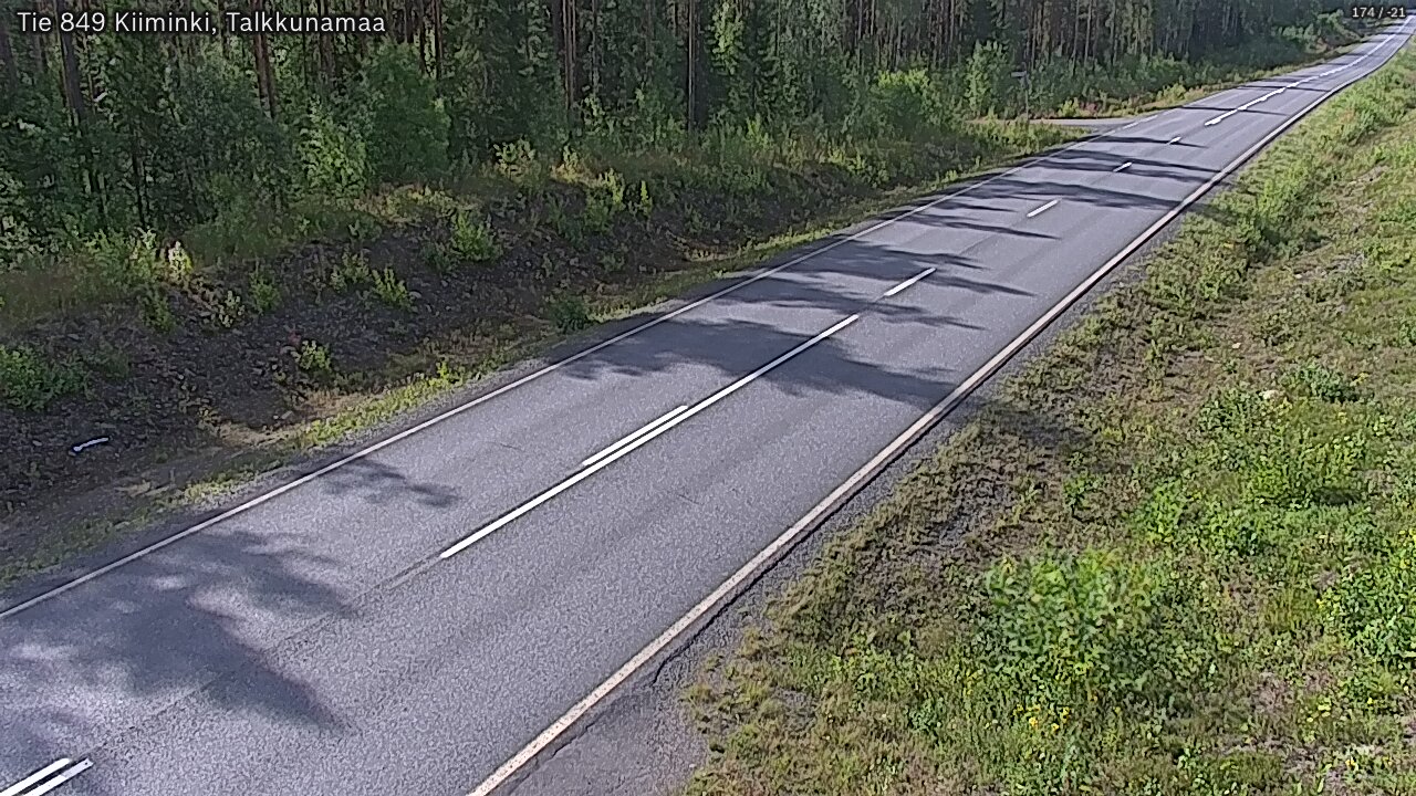 Kelikamerat Kuva Tie 849 Kiiminki, Talkkunamaa, Oulu, Pohjois-Pohjanmaa