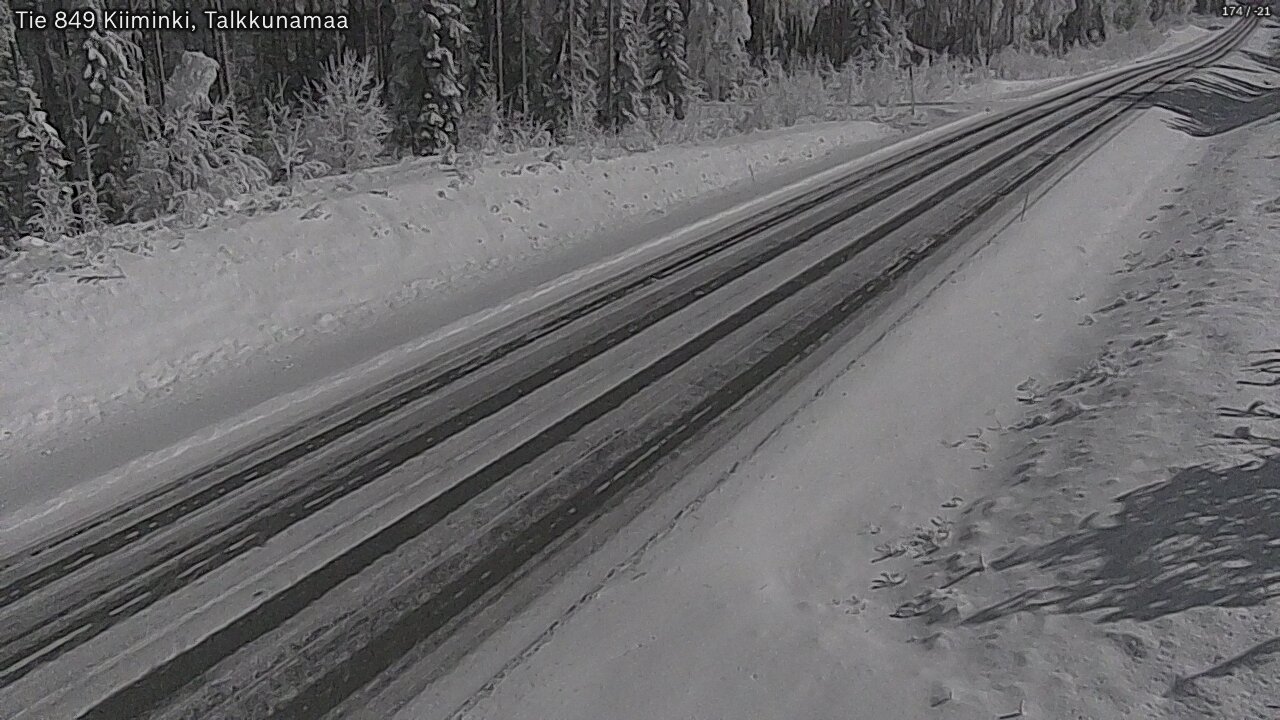 Kelikamerat Kuva Tie 849 Kiiminki, Talkkunamaa, Oulu, Pohjois-Pohjanmaa