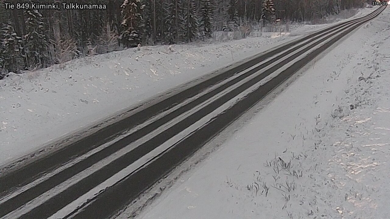 Kelikamerat Kuva Tie 849 Kiiminki, Talkkunamaa, Oulu, Pohjois-Pohjanmaa