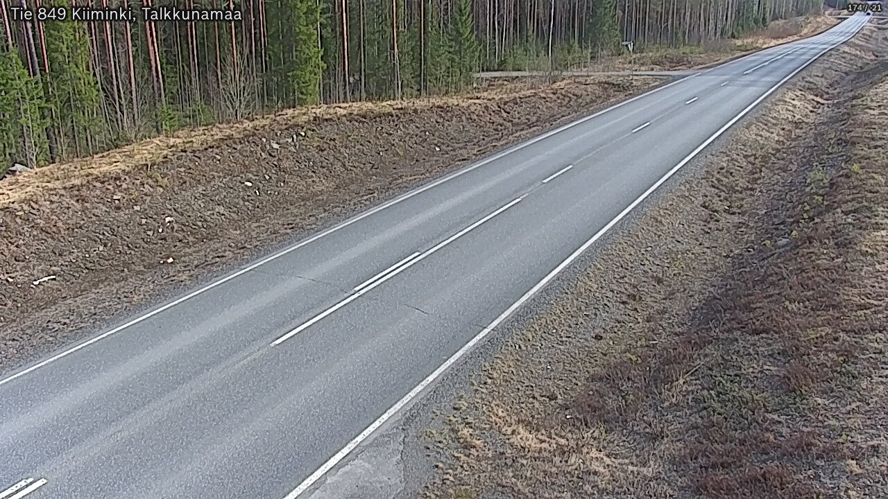 Kelikamerat Kuva Tie 849 Kiiminki, Talkkunamaa, Oulu, Pohjois-Pohjanmaa