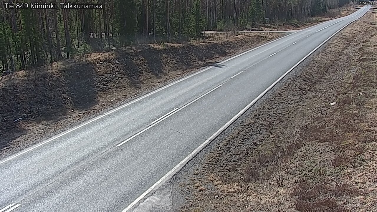 Kelikamerat Kuva Tie 849 Kiiminki, Talkkunamaa, Oulu, Pohjois-Pohjanmaa
