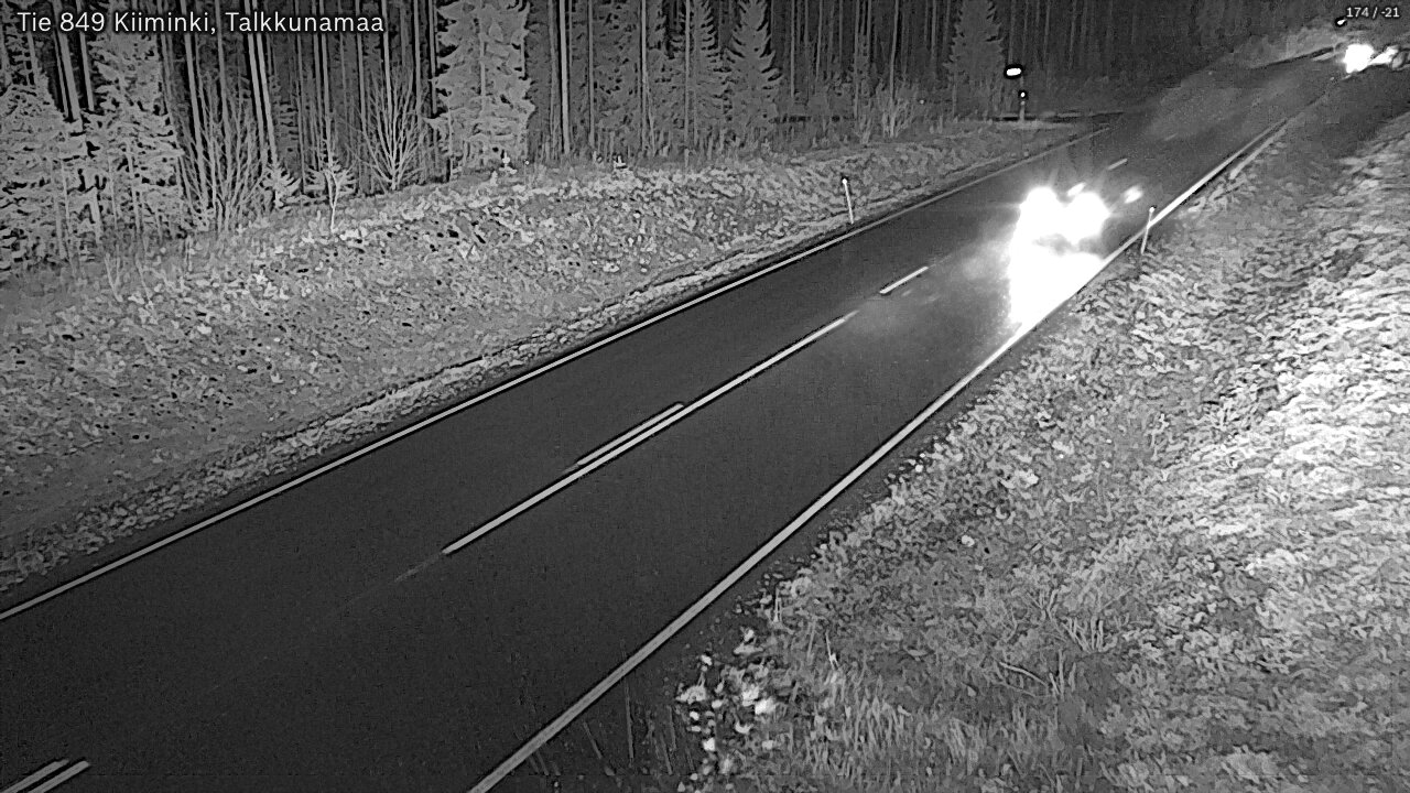 Kelikamerat Kuva Tie 849 Kiiminki, Talkkunamaa, Oulu, Pohjois-Pohjanmaa