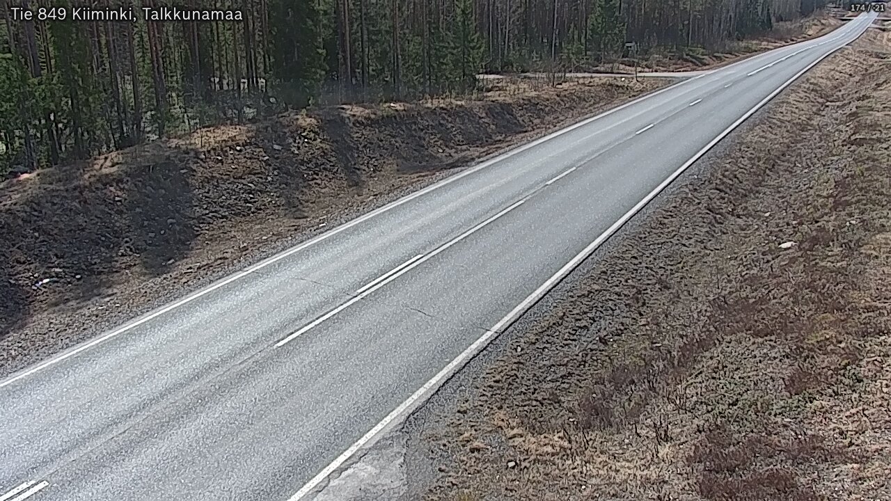 Kelikamerat Kuva Tie 849 Kiiminki, Talkkunamaa, Oulu, Pohjois-Pohjanmaa