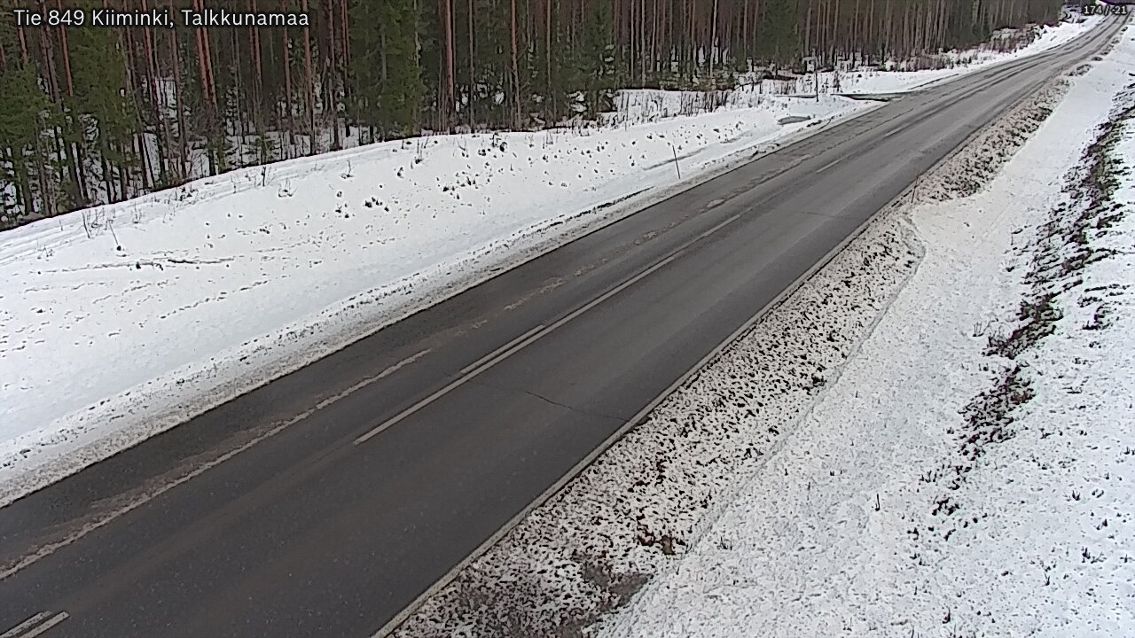 Kelikamerat Kuva Tie 849 Kiiminki, Talkkunamaa, Oulu, Pohjois-Pohjanmaa