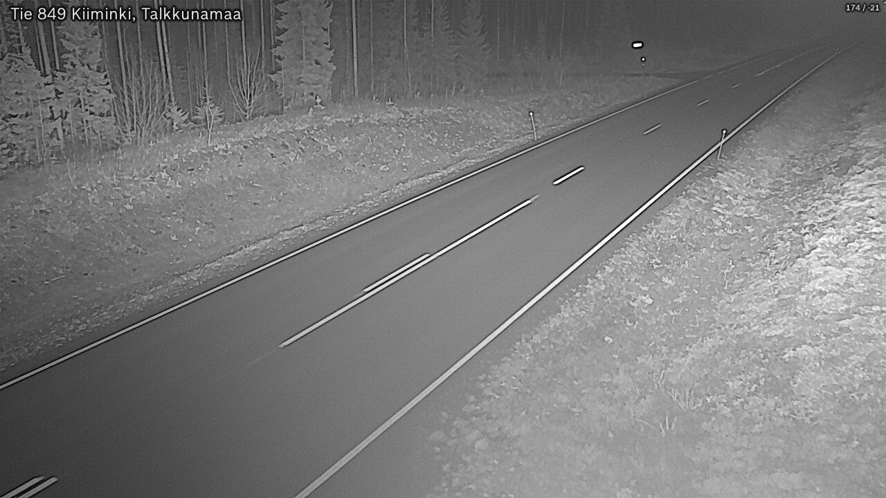 Kelikamerat Kuva Tie 849 Kiiminki, Talkkunamaa, Oulu, Pohjois-Pohjanmaa