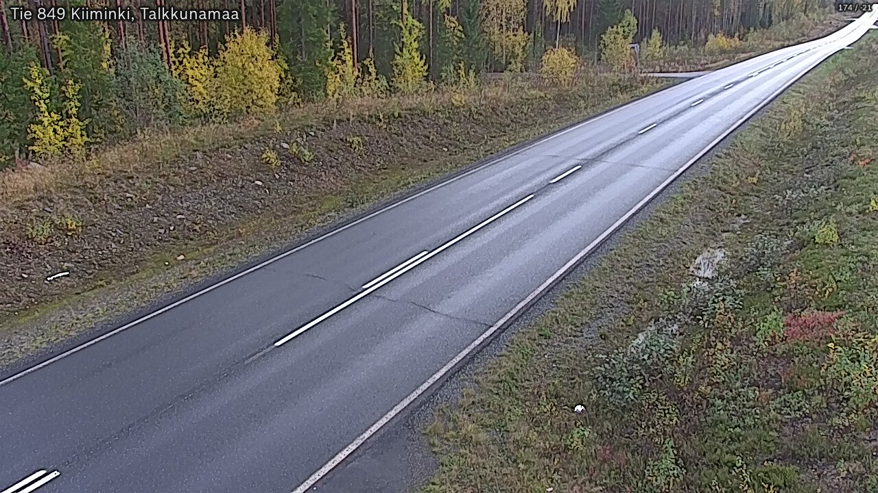 Kelikamerat Kuva Tie 849 Kiiminki, Talkkunamaa, Oulu, Pohjois-Pohjanmaa