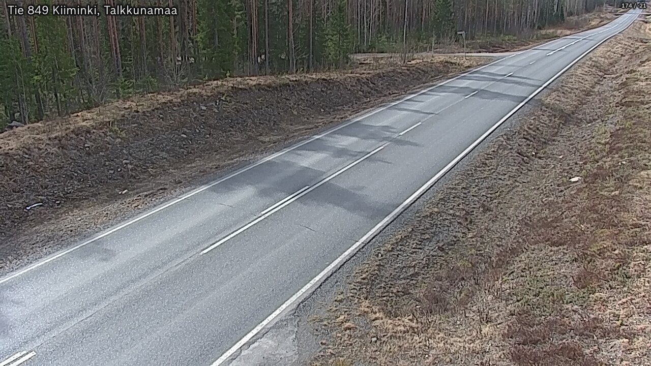 Kelikamerat Kuva Tie 849 Kiiminki, Talkkunamaa, Oulu, Pohjois-Pohjanmaa